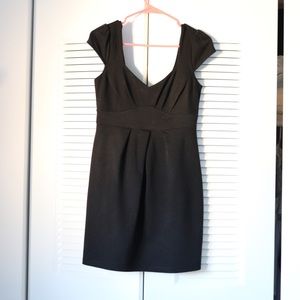 Little black dress: mini dress with empire waist
